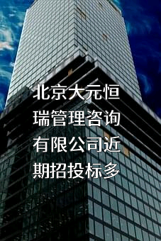 北京大元恒瑞管理咨询有限公司