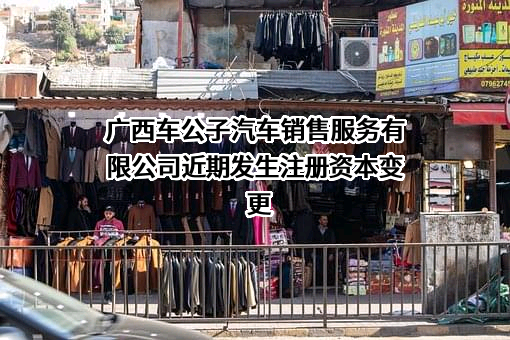 广西车公子汽车销售服务有限公司