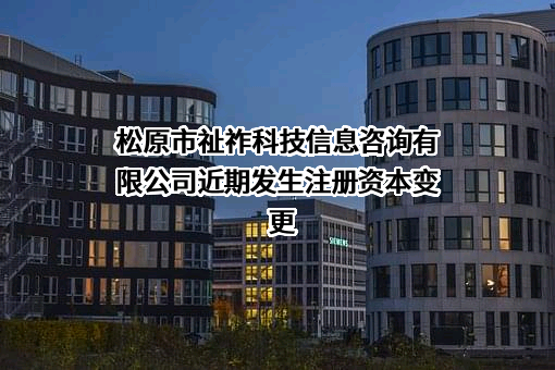 松原市祉祚科技信息咨询有限公司