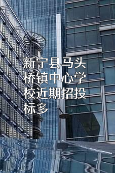 新宁县马头桥镇中心学校近期招投标项目多