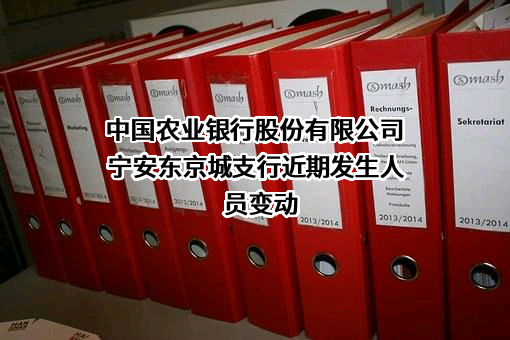 中国农业银行股份有限公司宁安东京城支行
