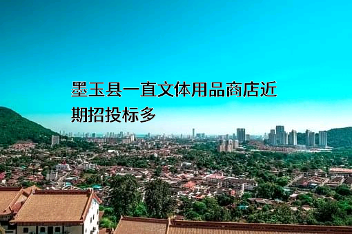 墨玉县一直文体用品商店