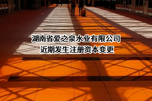 湖南省爱之泉水业有限公司