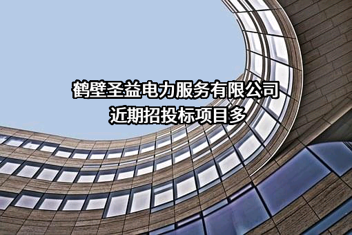 鹤壁圣益电力服务有限公司近期招投标项目多