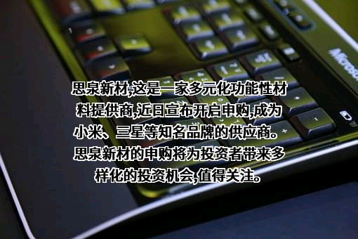 广东思泉新材料股份有限公司
