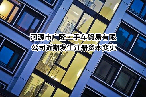 河源市广隆二手车贸易有限公司