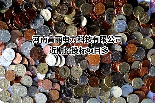 河南高丽电力科技有限公司近期招投标项目多