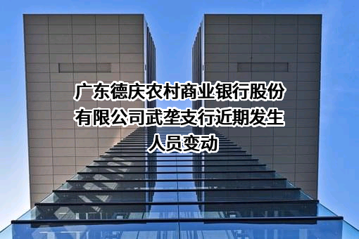 广东德庆农村商业银行股份有限公司武垄支行