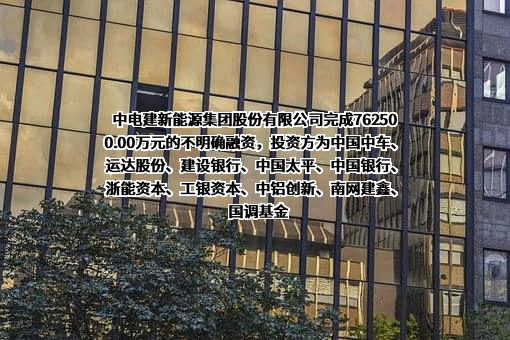 中电建新能源集团股份有限公司