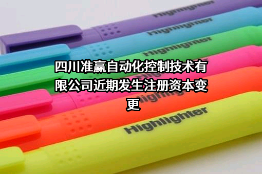 四川准赢自动化控制技术有限公司