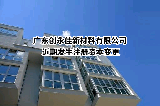 广东创永佳新材料有限公司