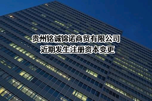 贵州铭诚锦诺商贸有限公司