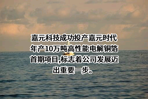 广东嘉元时代新能源材料有限公司