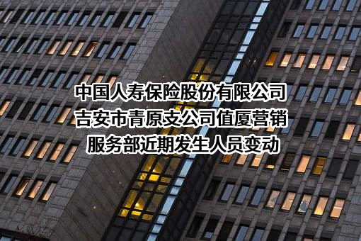 中国人寿保险股份有限公司吉安市青原支公司值厦营销服务部