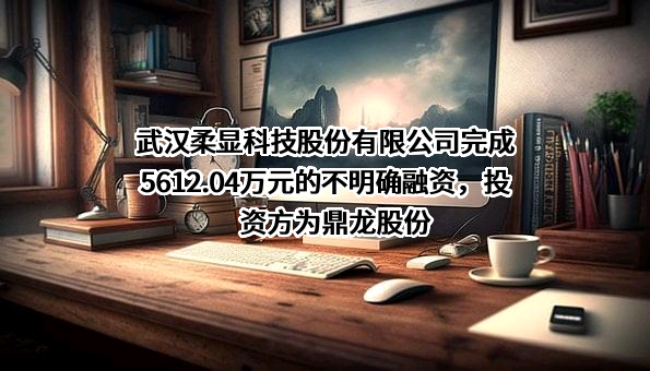 武汉柔显科技股份有限公司完成5612.04万元的不明确融资，投资方为鼎龙股份