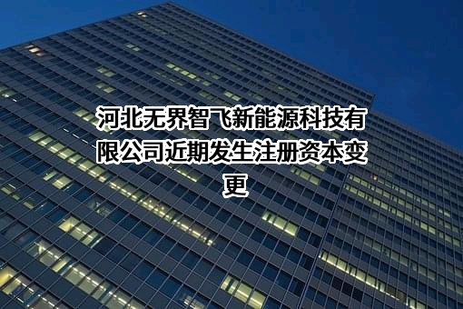 河北无界智飞新能源科技有限公司