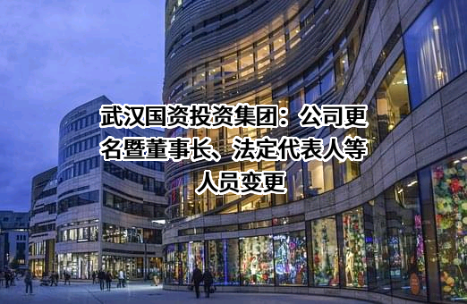 武汉国有资本投资运营集团有限公司