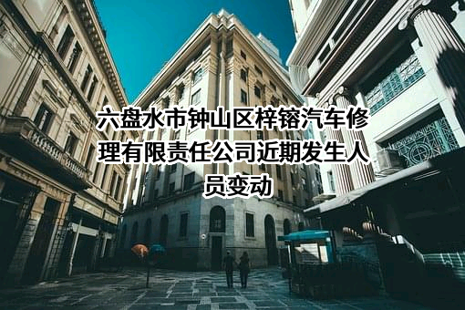 六盘水市钟山区梓镕汽车修理有限责任公司