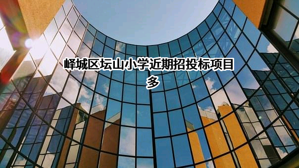 峄城区坛山小学