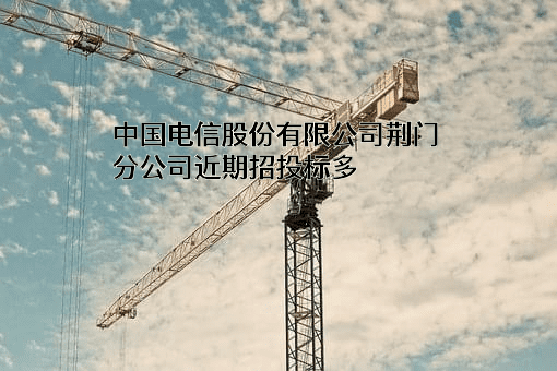 中国电信股份有限公司荆门分公司近期招投标项目多