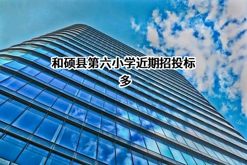 和硕县第六小学