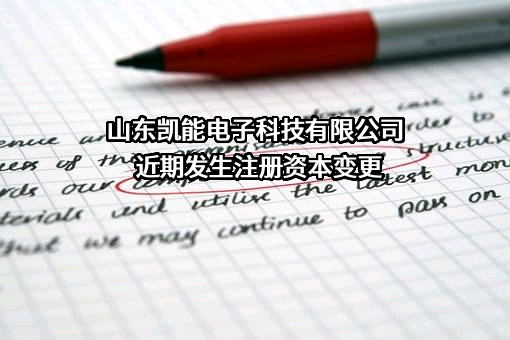 山东凯能电子科技有限公司