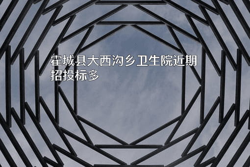霍城县大西沟乡卫生院