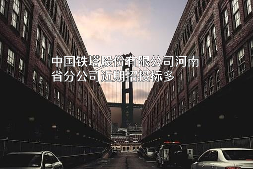 中国铁塔股份有限公司河南省分公司