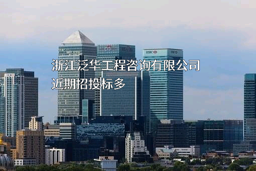 浙江泛华工程咨询有限公司