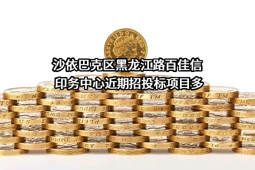 沙依巴克区黑龙江路百佳信印务中心