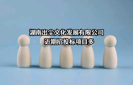 湖南出尘文化发展有限公司近期招投标项目多