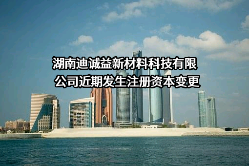 湖南迪诚益新材料科技有限公司