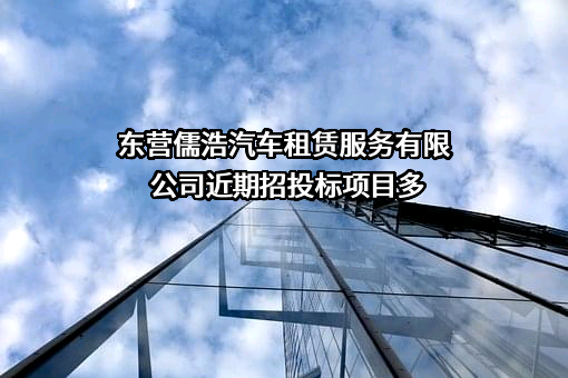 东营儒浩汽车租赁服务有限公司近期招投标项目多