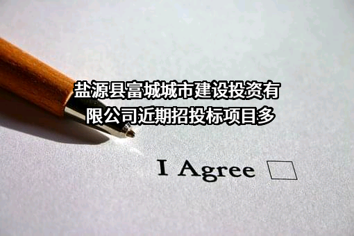 盐源县富城城市建设投资有限公司近期招投标项目多