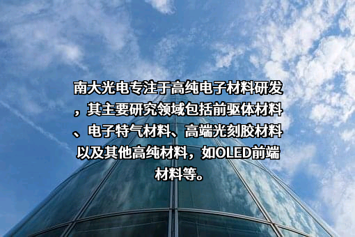 江苏南大光电材料股份有限公司
