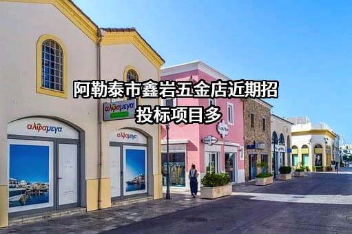 阿勒泰市鑫岩五金店近期招投标项目多