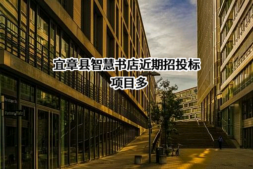 宜章县智慧书店近期招投标项目多