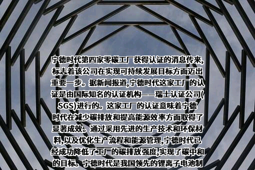 宁德时代新能源科技股份有限公司