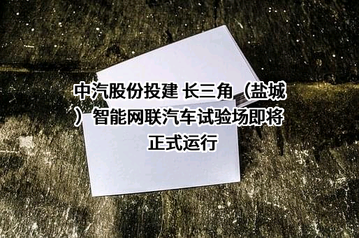 中汽研汽车试验场股份有限公司