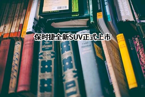 保时捷全新SUV正式上市