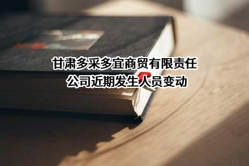 甘肃多采多宜商贸有限责任公司