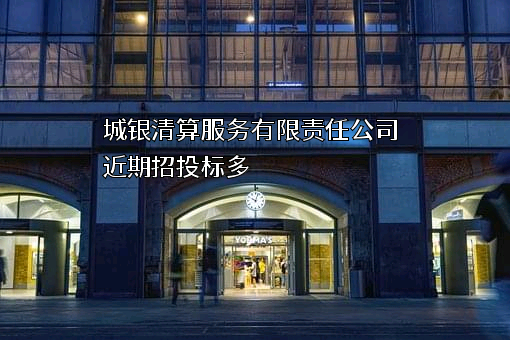 城银清算服务有限责任公司近期招投标项目多