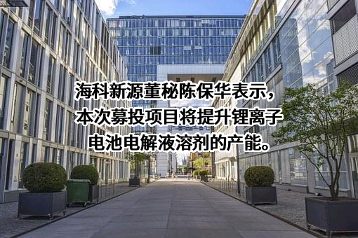 山东海科新源材料科技股份有限公司