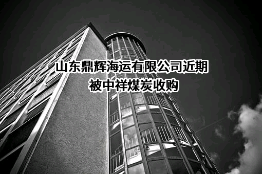 山东鼎辉海运有限公司近期被中祥煤炭收购