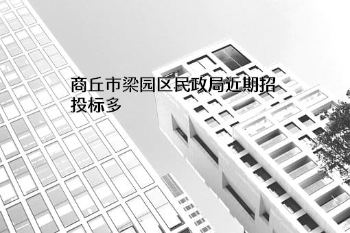 商丘市梁园区民政局