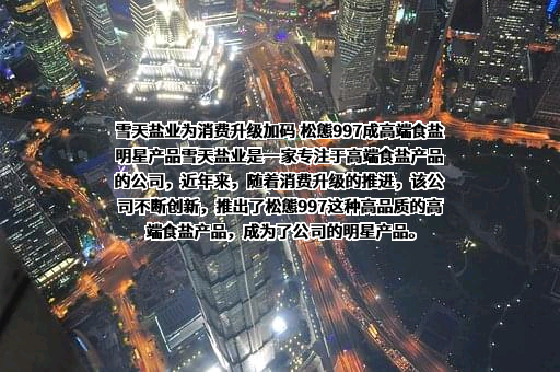 湖南雪天盐业技术开发有限公司