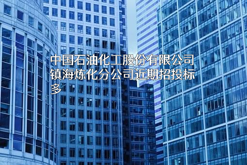 中国石油化工股份有限公司镇海炼化分公司
