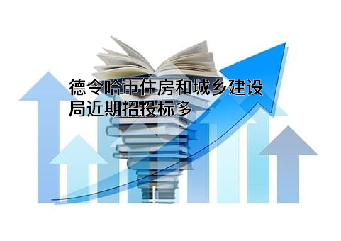 德令哈市住房和城乡建设局近期招投标项目多