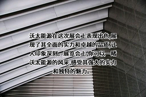 沃太能源股份有限公司