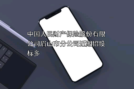 中国人民财产保险股份有限公司眉山市分公司